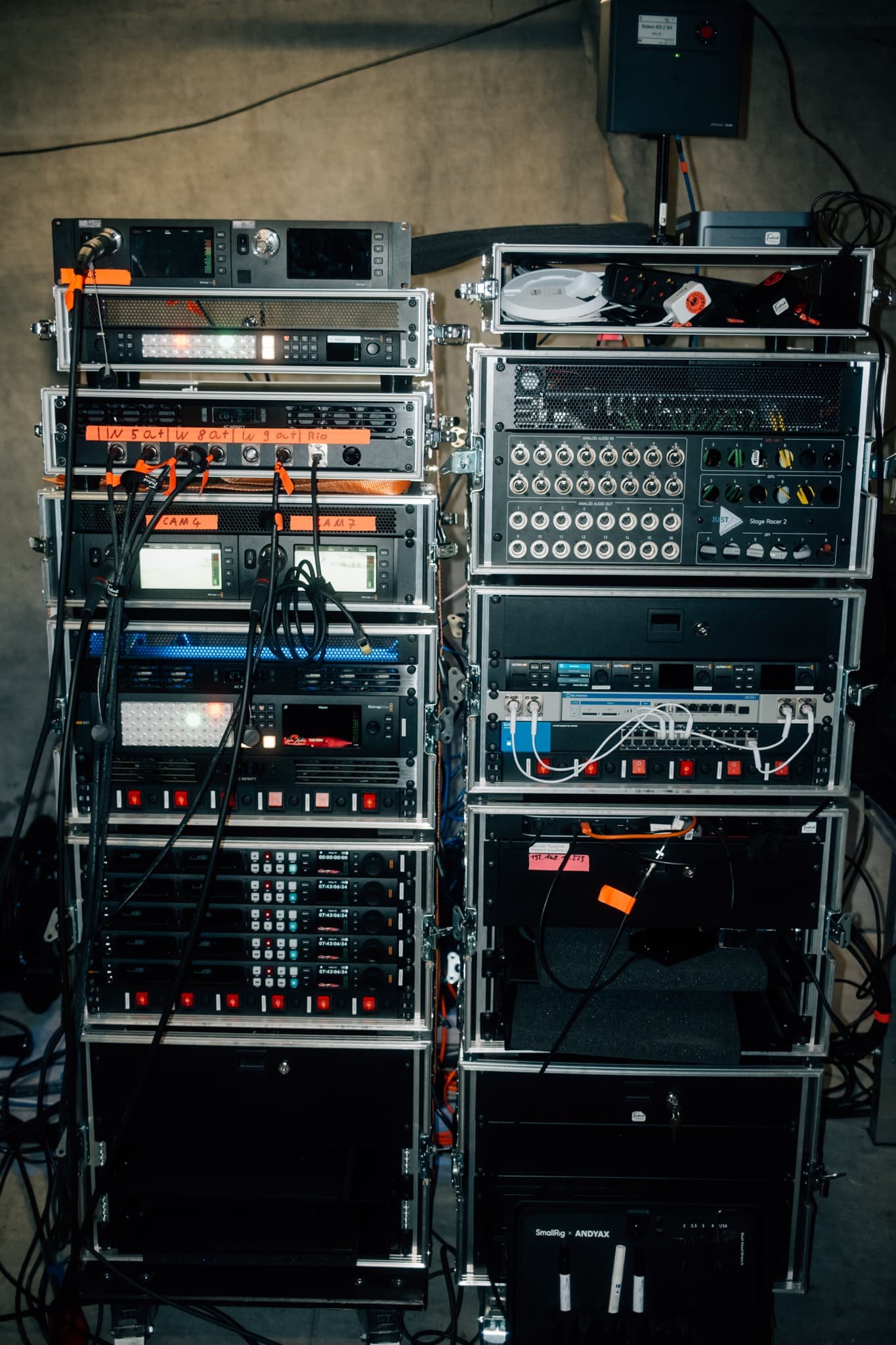 Detailaufnahme von Event-Technik